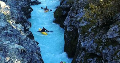 kayaking blue