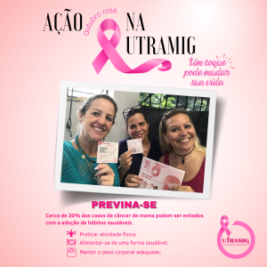 Ação out rosa instagram