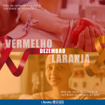 story Dezembro Vermelho e Laranja(Post)