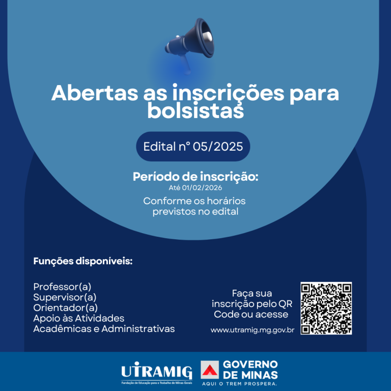 Edital nº 05/2025 abre seleção para profissionais de níveis médio, técnico e superior